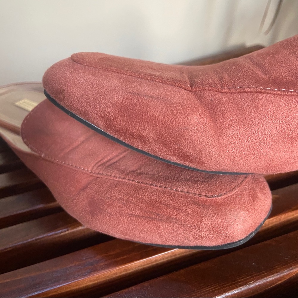 Pink suede slides - Picture 5 of 5